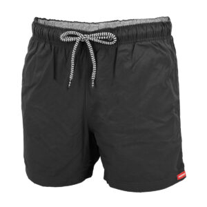 Dressa Beach nagyméretű zsinóros férfi fürdőshort - fekete_magnastore