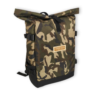 Dressa Rolltop laptoptartós csavart tetejű hátizsák - camo_magnastore