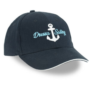 Dressa Sailing hímzett feliratos baseball sapka - sötétkék_magnastore