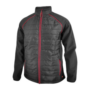 Dressa Softshell steppelt vékony vízlepergetős férfi dzseki - fekete-piros_magnastore