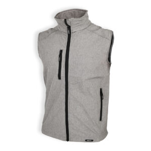 Dressa Softshell vízálló férfi mellény polár béléssel - szürke_magnastore