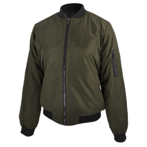 Dressa Vintage cipzáros női bomber dzseki - khaki_magnastore