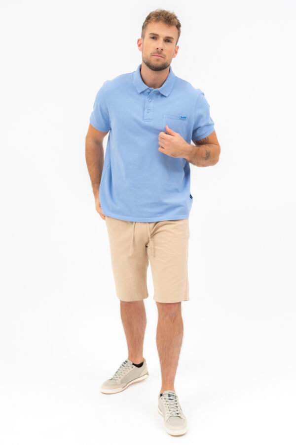 budmil regular fit galléros póló - XXXXL - Image 2