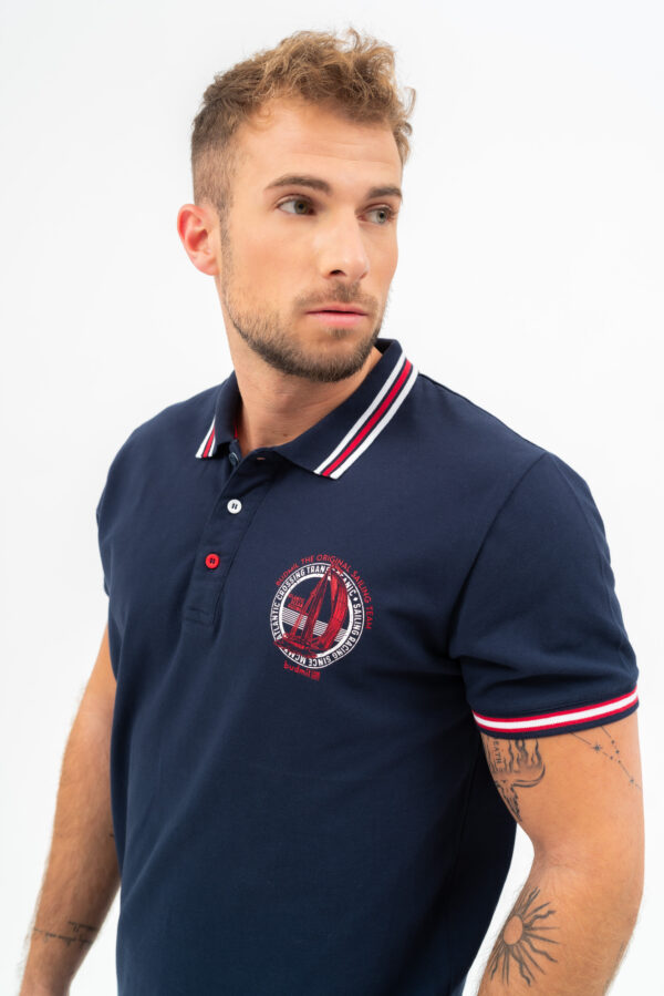 budmil Modern fit galléros póló_20730264-004
