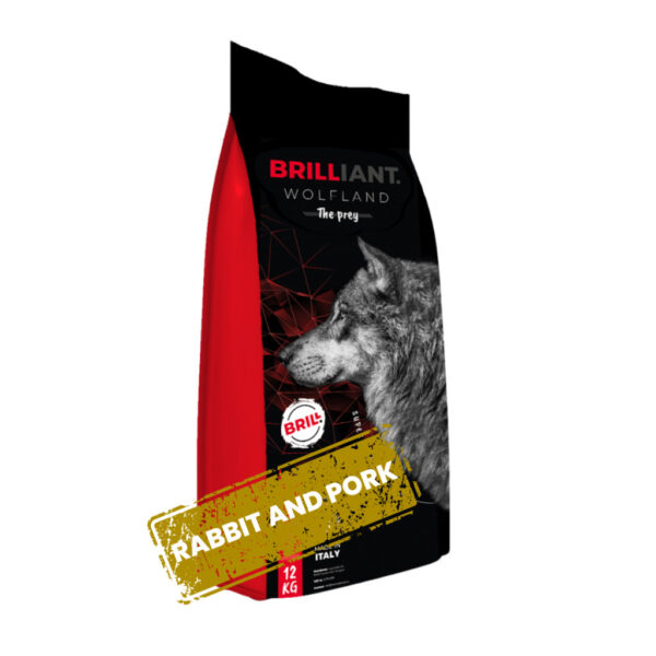 Brill Wolfland Hypoallergén Rabbit Adult Medium&Maxi 12 kg kutyatáp_9990000012985