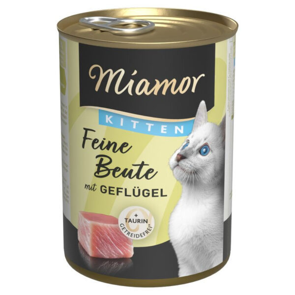 Miamor Feine Beute Kitten Poultry Baromfi - kölyök cicáknak 400 g_4000158744708