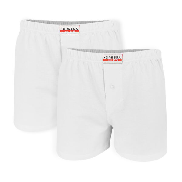 Dressa 121 gombos slicces bőszárú pamut férfi boxeralsó - fehér - 2db-du100181-4_magnastore