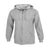 Dressa Basic nagyméretű cipzáros pamut kapucnis pulóver-dc100037-3_magnastore