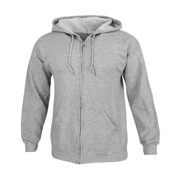 Dressa Basic nagyméretű cipzáros pamut kapucnis pulóver-dc100037-3_magnastore