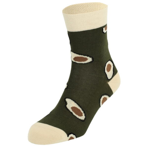 Dressa pamut avokádós zokni - sötétzöld-ds101316-2_magnastore