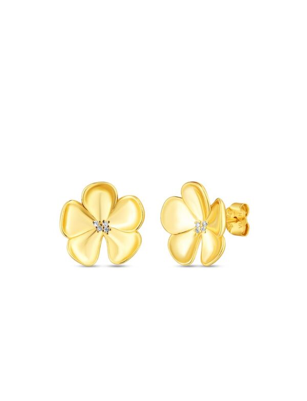 Floret Gold fülbevaló_P14547_Magnastore.hu
