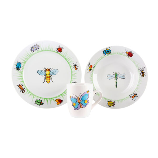 Bogaras étkészlet – 3 darabos