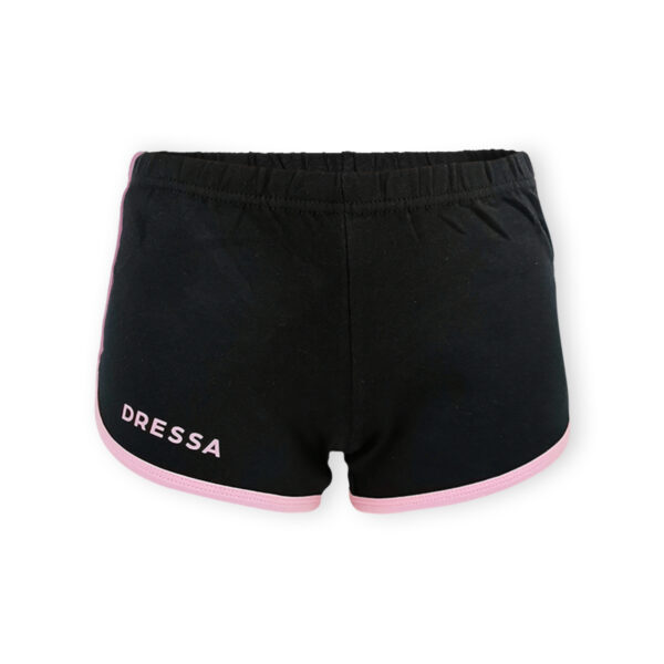 Dressa Active női pamut rövidnadrág - fekete-rózsaszín-dc100918-4_magnastore