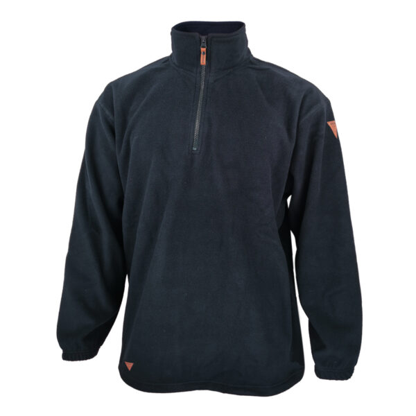 Dressa Basic cipzáros nyakú polár pulóver - sötétkék-dc100069-5_magnastore