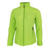 Dressa Basic Thermo cipzáros hosszú ujjú női polár felső - lime-dc101222-5_magnastore