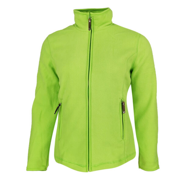 Dressa Basic Thermo cipzáros hosszú ujjú női polár felső - lime-dc101222-5_magnastore