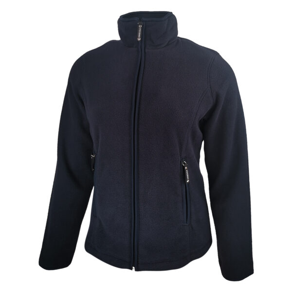 Dressa Basic Thermo nagyméretű cipzáros hosszú ujjú női polár felső - sötétkék-dc101104-2_magnastore