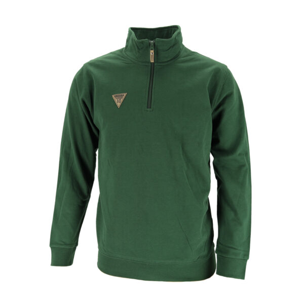 Dressa cipzáros nyakú pulóver - zöld-dc101800-4_magnastore