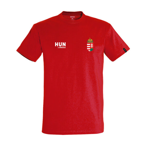 Dressa Hungary magyar címeres pamut szurkolói póló - piros-dc101763-5_magnastore