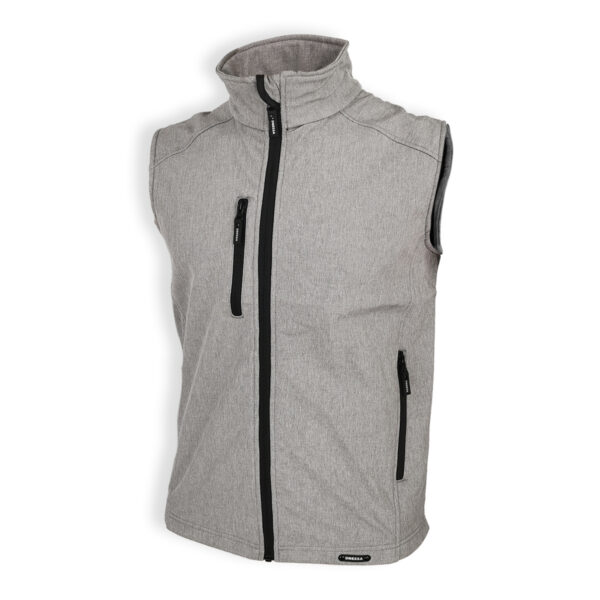 Dressa Softshell vízálló férfi mellény polár béléssel - szürke-dc100603-7_magnastore