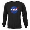 Nasa Insignia környakú pamut pulóver - fekete-dc101457-5_magnastore